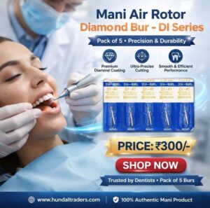 Mani Air Rotor Diamond Bur - DI Series (Pack of 5)