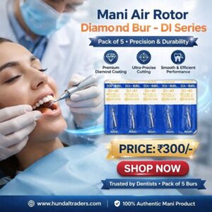 Mani Air Rotor Diamond Bur - DI Series (Pack of 5)