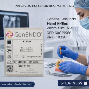 Coltene GenEndo Niti Rotary Files 21mm Assorted / Heat Treated Gen Endo Files
